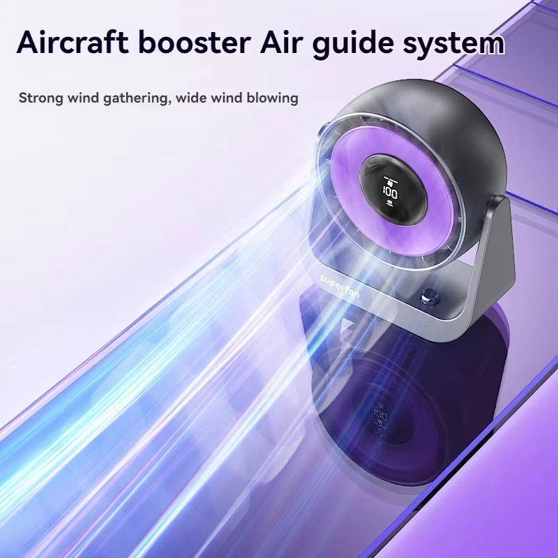 High-Speed Rotating Desktop Air Circulation Fan