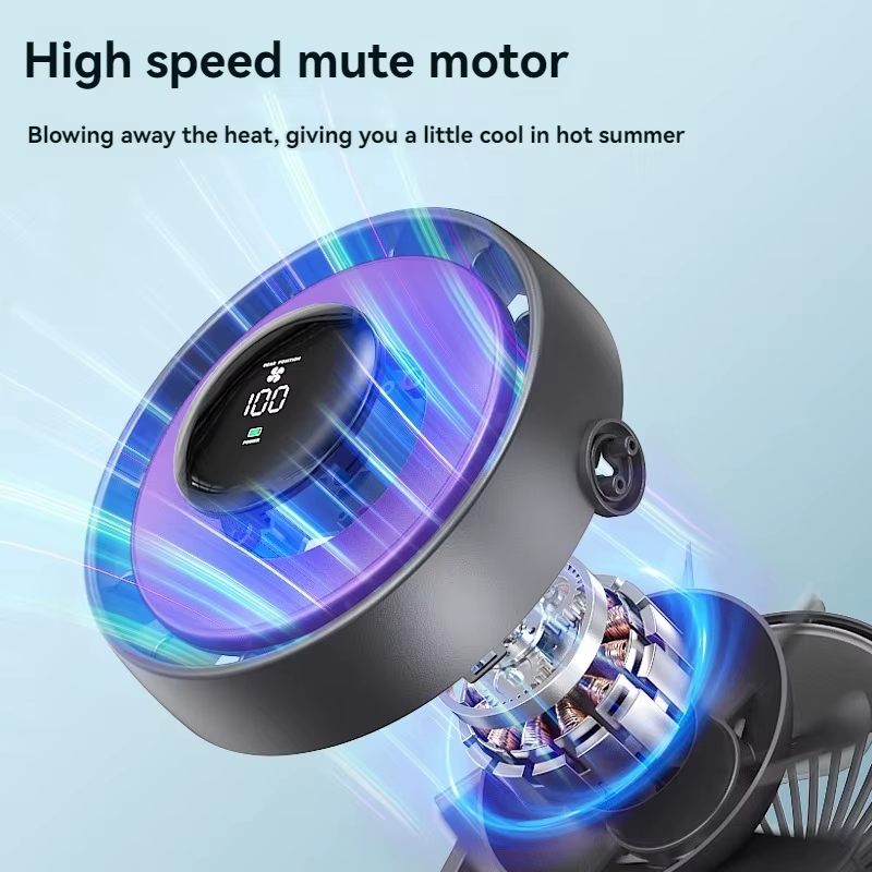 High-Speed Rotating Desktop Air Circulation Fan