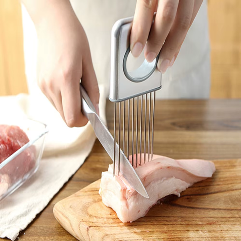 Stainless Steel Onion Holder Slicer