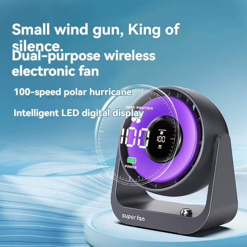 High-Speed Rotating Desktop Air Circulation Fan