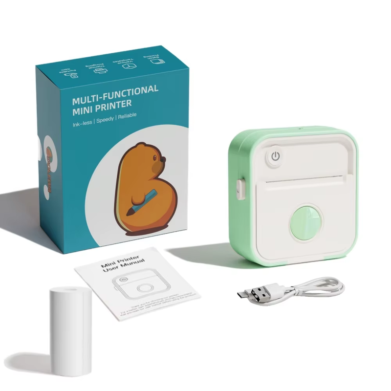 Mini Thermal Inkless Label Printer