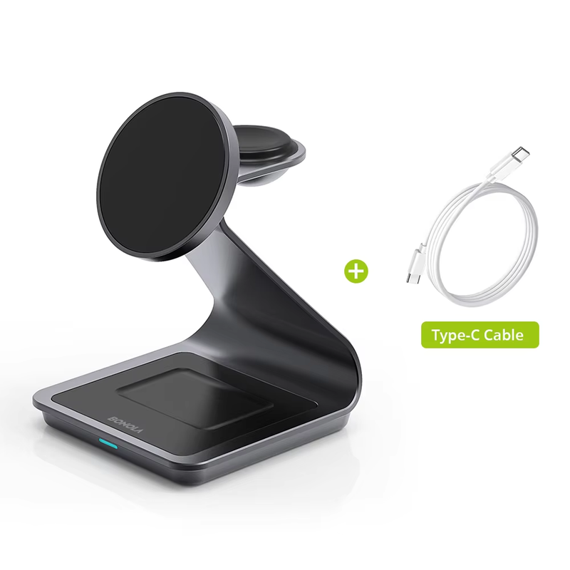 3 in 1 Magnetic Wireless Charger Station