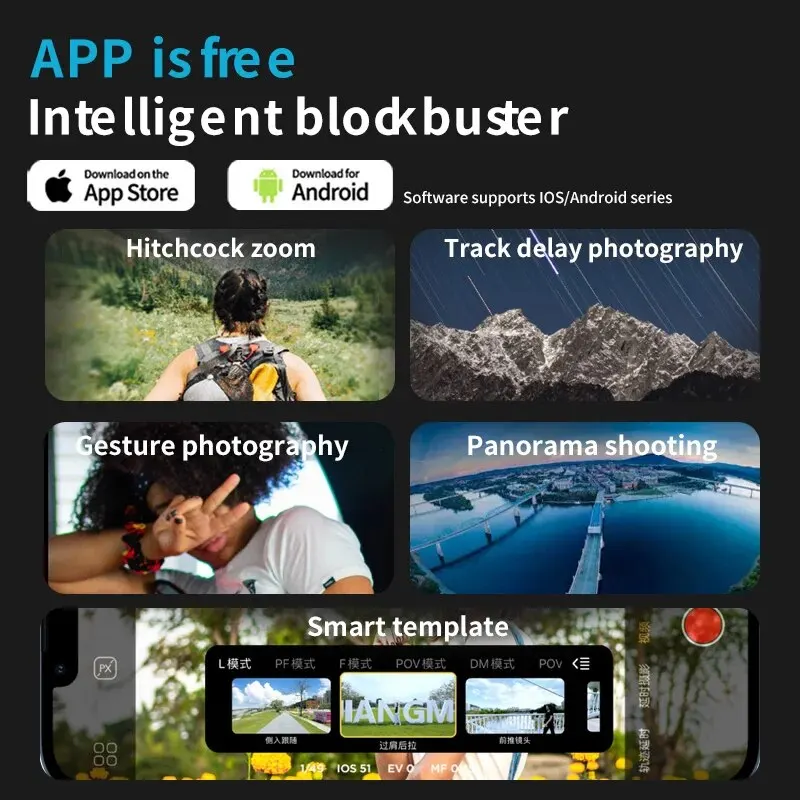 3-Axis Handheld Gimbal Stabilizer for Smartphone