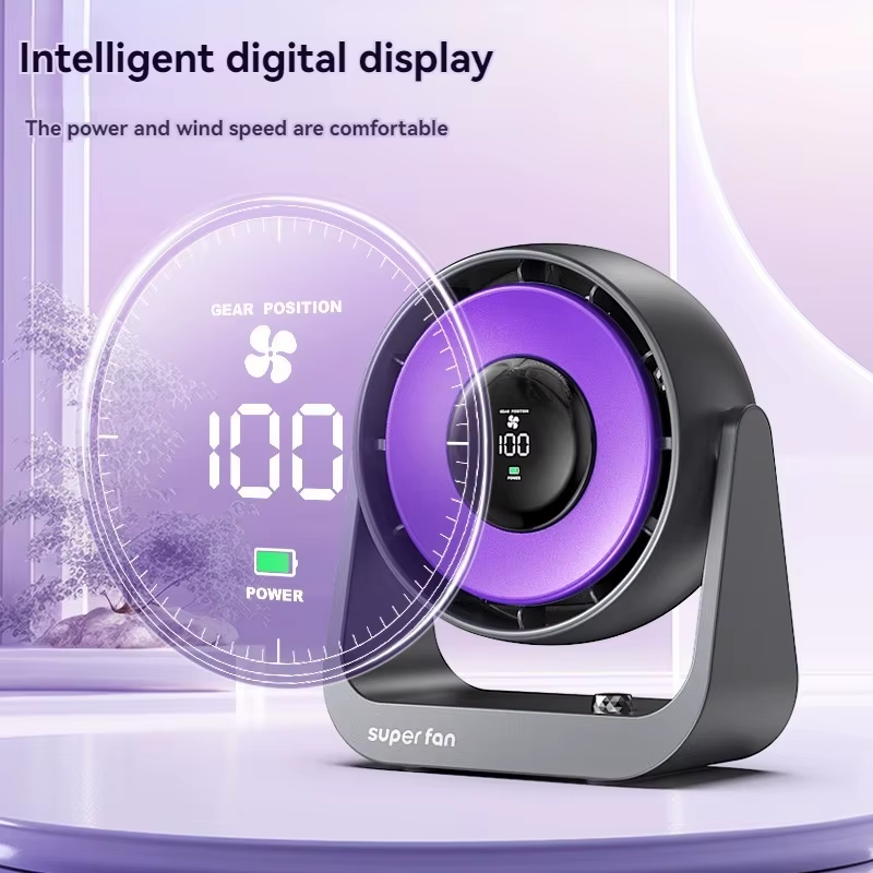 High-Speed Rotating Desktop Air Circulation Fan