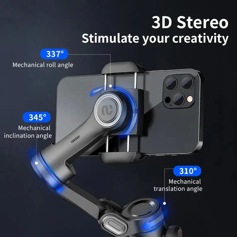 3-Axis Handheld Gimbal Stabilizer for Smartphone