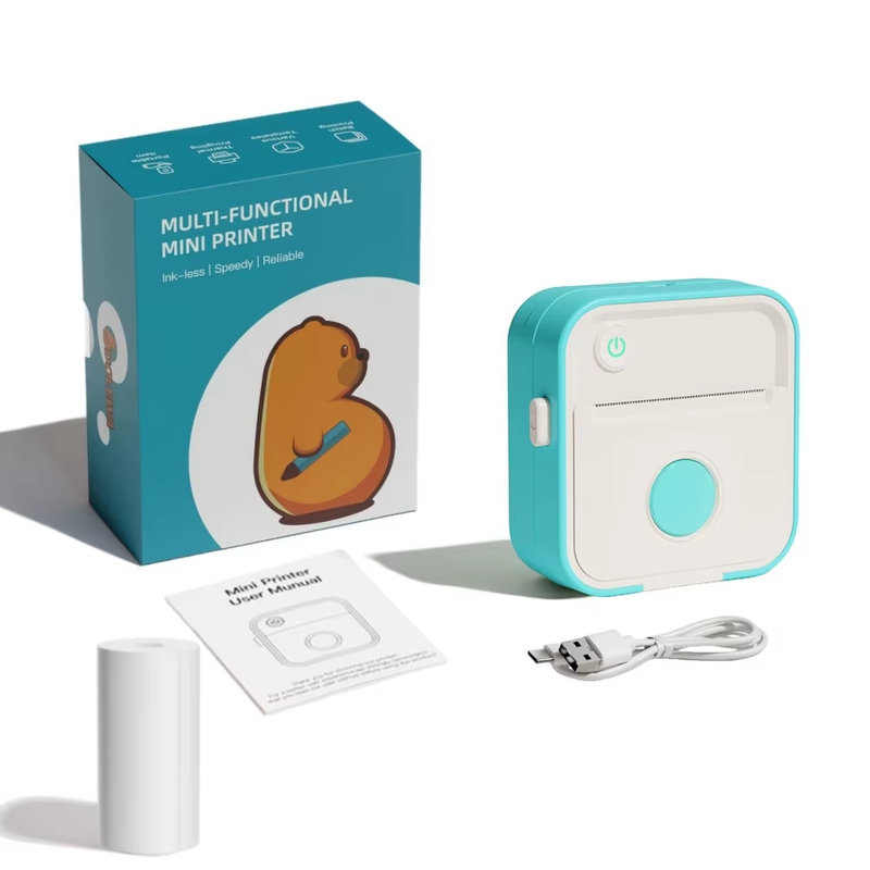 Mini Thermal Inkless Label Printer