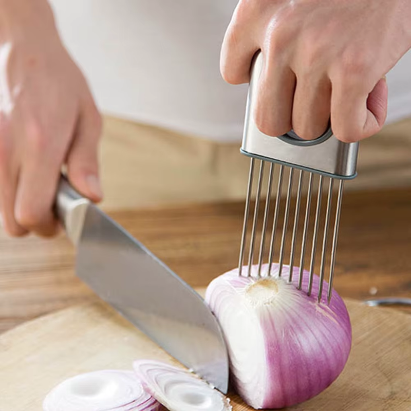Stainless Steel Onion Holder Slicer