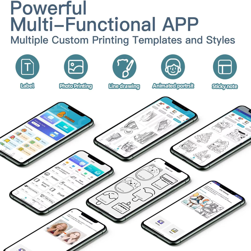 Mini Thermal Inkless Label Printer