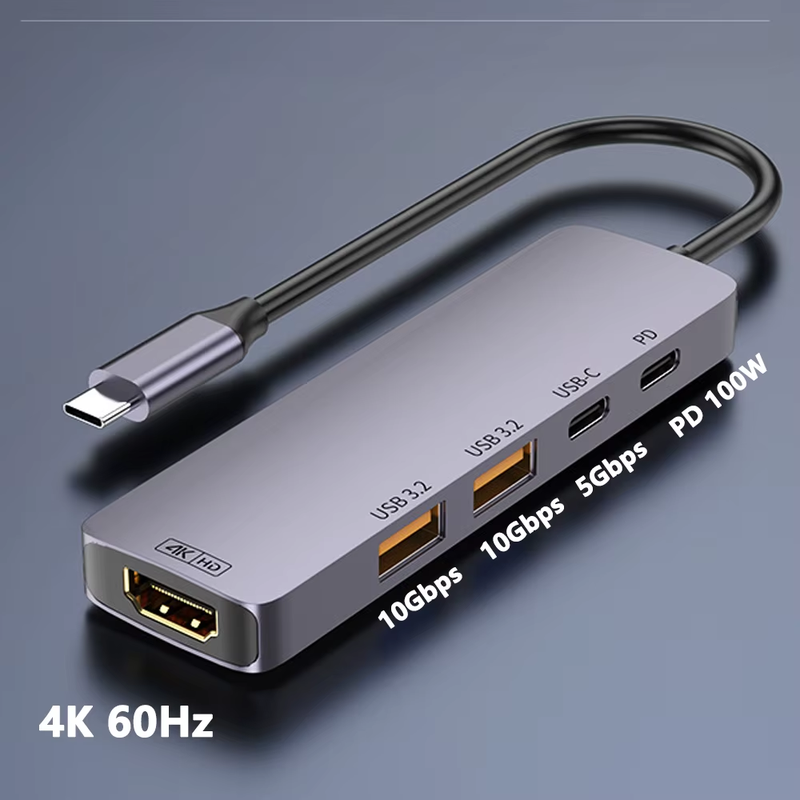 Multifunctional USB C Splitter Docking Station