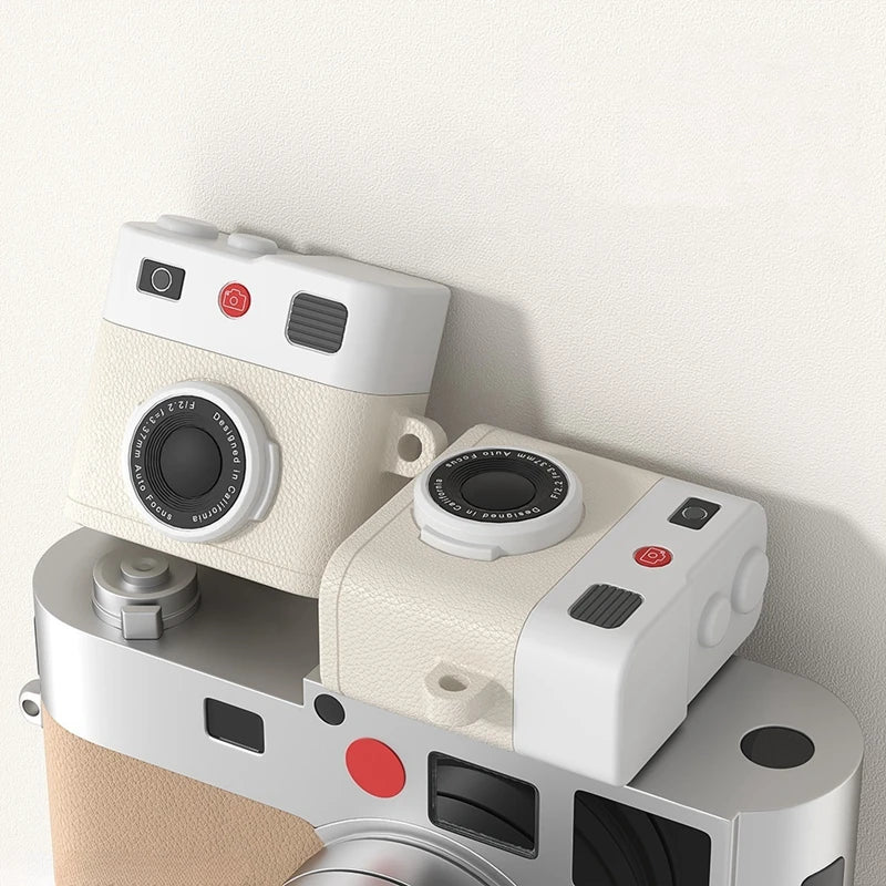 Soft Silicone Camera Earphone Case for Apple