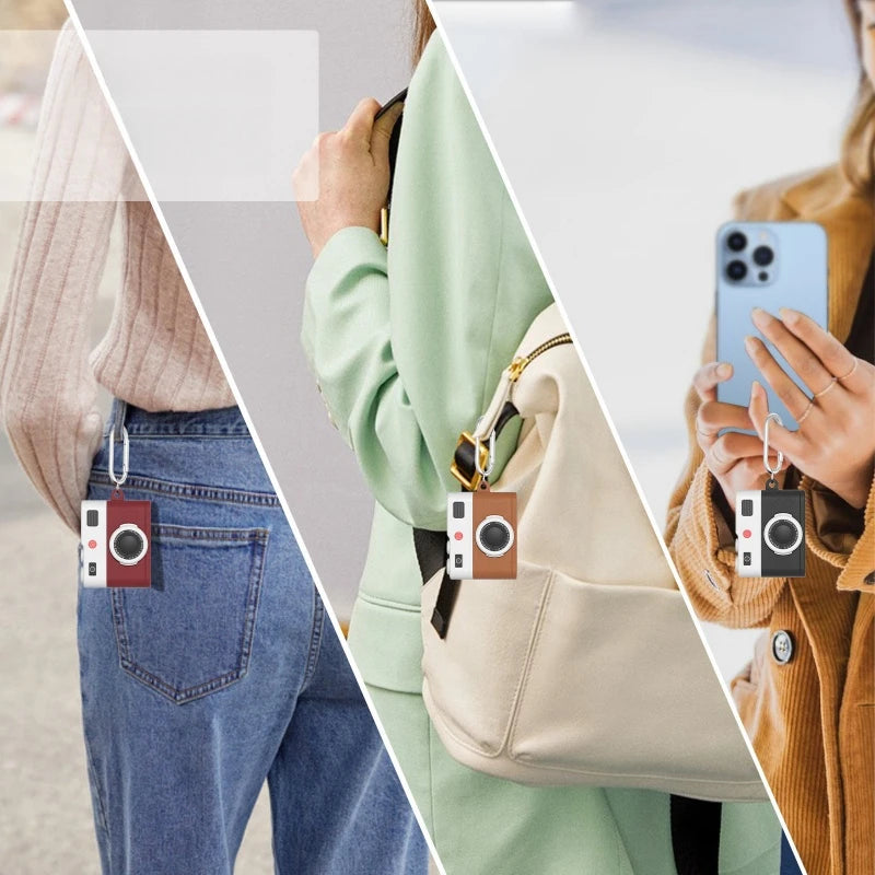 Soft Silicone Camera Earphone Case for Apple