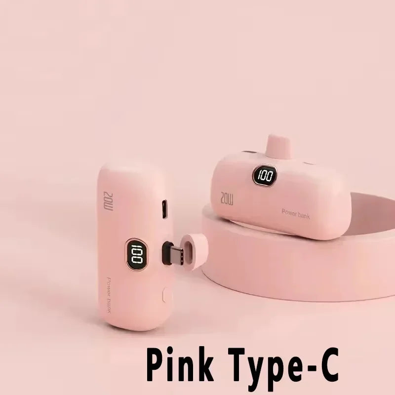 30000Mah Mini Portable Capsule Power Bank