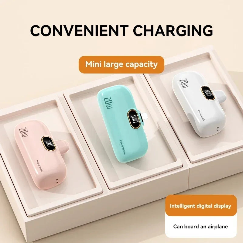 30000Mah Mini Portable Capsule Power Bank