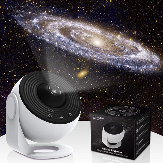 360° Rotating 13 Disc Galaxy Projector