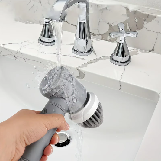 Cordless Electric Spin Scrubber with 6 Heads 