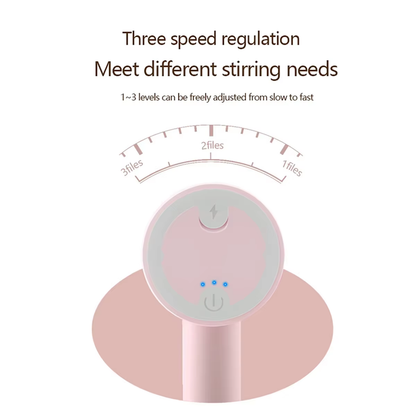 Portable Hand-Held Egg Beater and Mixer